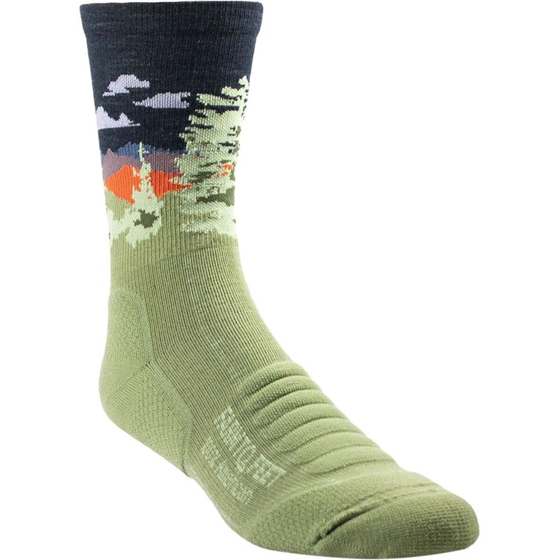 ファーム トゥ フィート メンズ アンダーウェア 靴下 Farm To Feet Cascade Locks Lightweight 3/4 Crew Hiking Sock Mosstone
