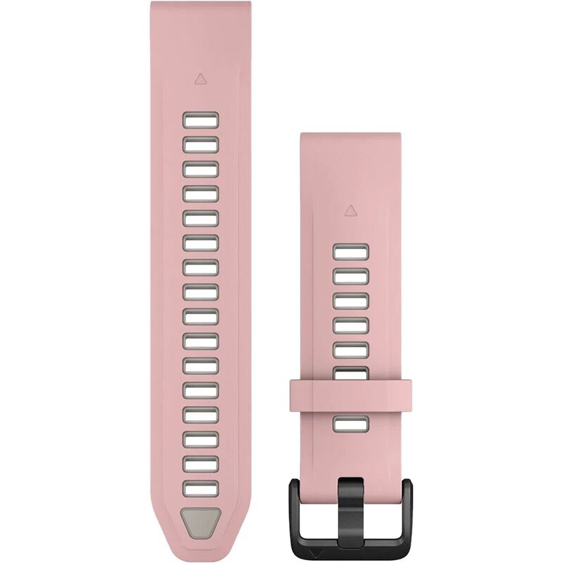 ガーミン メンズ アクセサリー 腕時計 Garmin QuickFit Silicone Sport Watch Band Dust Rose/Fog Gray グレー