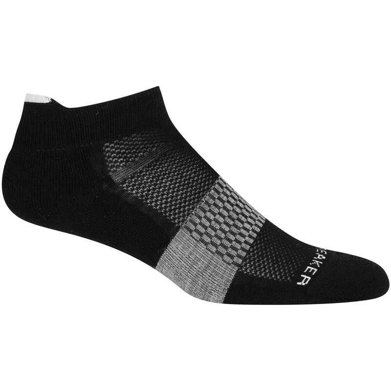アイスブレーカー レディース アンダーウェア 靴下 Icebreaker Multisport Light Micro Sock - Women's Black/Snow/Metro Heather ブラック