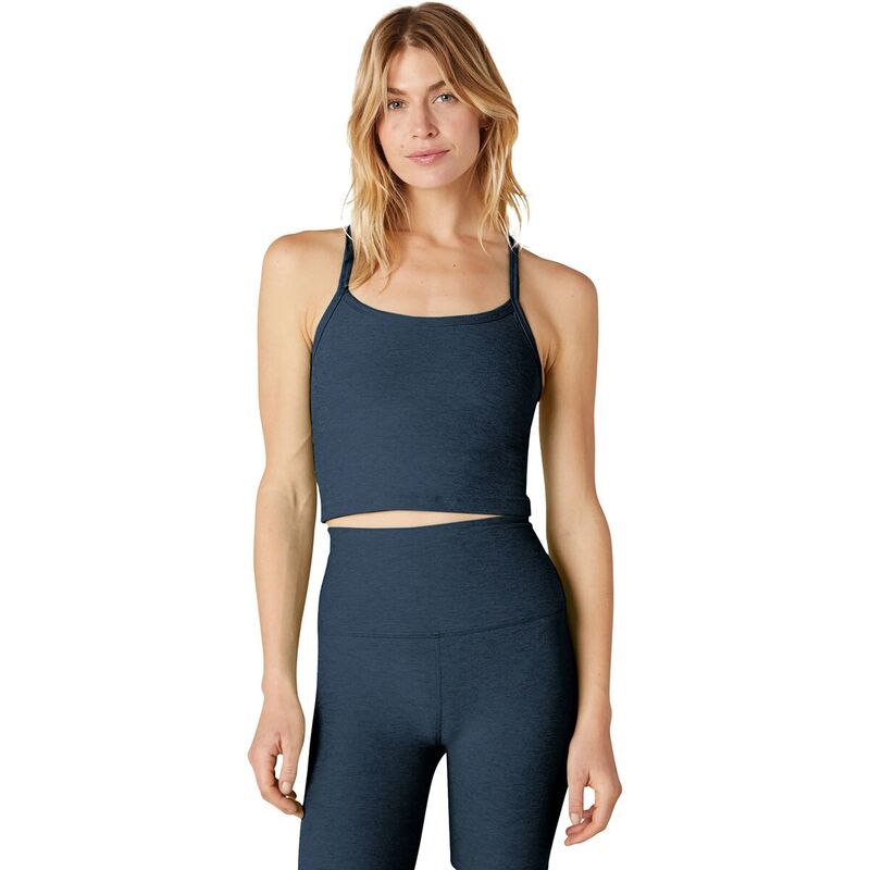 ビヨンドヨガ レディース トップス Tシャツ クロップド Beyond Yoga Spacedye Slim Racerback Cropped Tank Top - Women's Nocturnal Navy ネイビー|ReVida 店