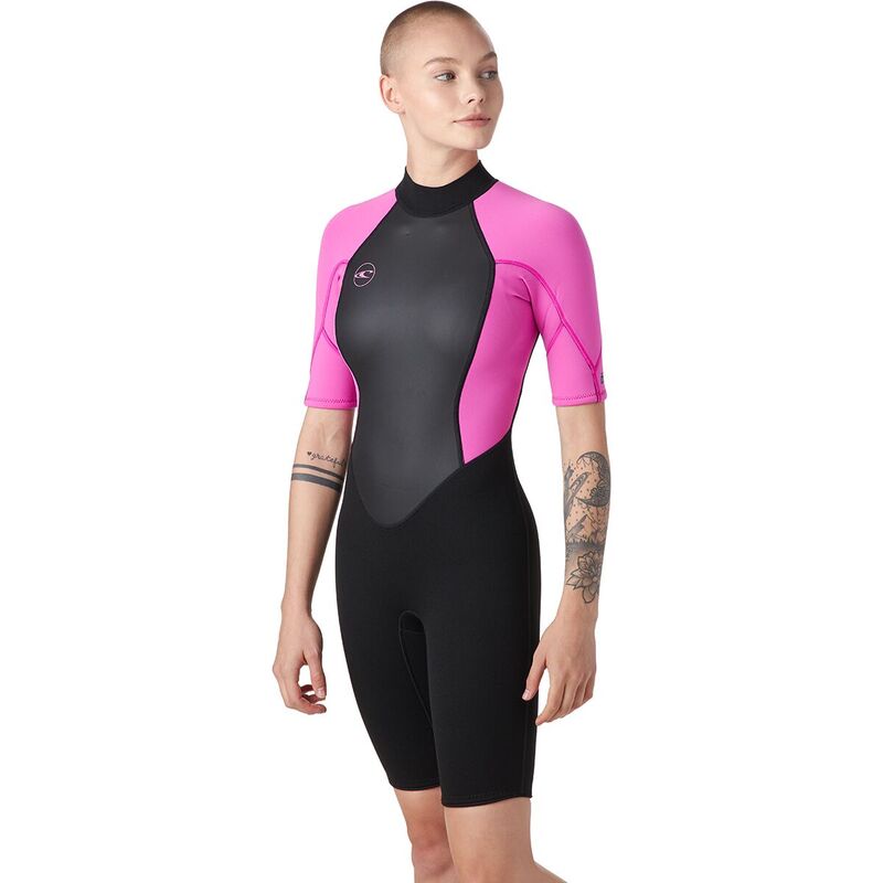 オニール レディース 水着 上下セット O'Neill The Reactor II 2mm Back-Zip Spring Wetsuit - Women's Black/Berry ブラック