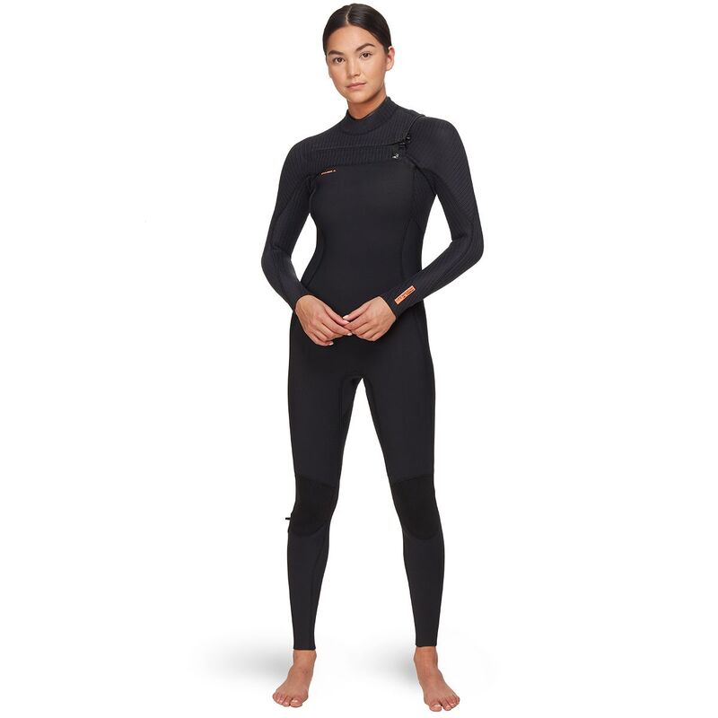 オニール レディース 海水着 上下書き割り O\u0027Neill Hyperfreak 3/2+粍 Chest-Zip Full Wetsuit - Women\u0027s Black/Black 黒いこと