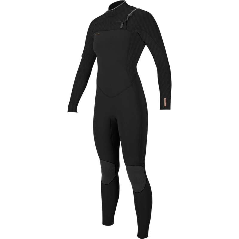 オニール レディース 海水着 上下書き割り O\u0027Neill Hyperfreak 4/3+粍 Chest-Zip Full Wetsuit - Women\u0027s Black/Black 黒いこと