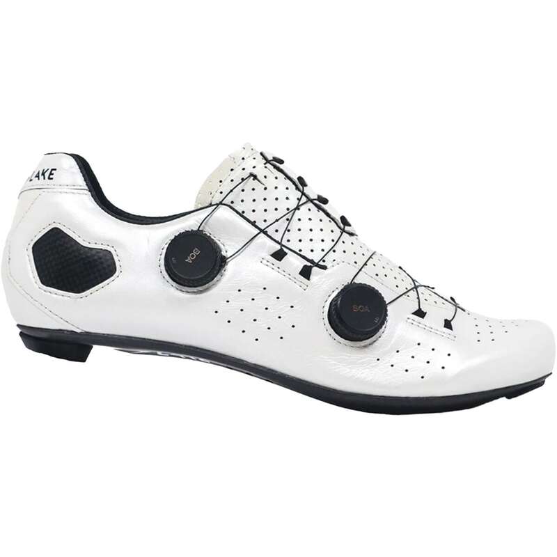 レイク メンズ シューズ スニーカー Lake CX333 Wide Cycling Shoe - Men's White/Black ホワイト｜ReVida 店