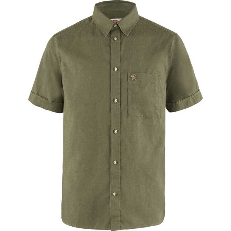 フェールラーベン メンズ トップス シャツ Fjallraven Ovik Travel Shirt - Men's Green グリーン｜ReVida 店