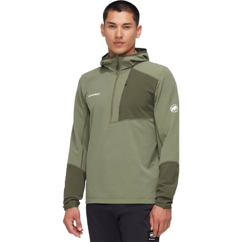 マムート メンズ アウター ジャケット・ブルゾン パーカー Mammut Madris Light ML 1/2-Zip Hoodie - Men's Marsh/Dark Marsh