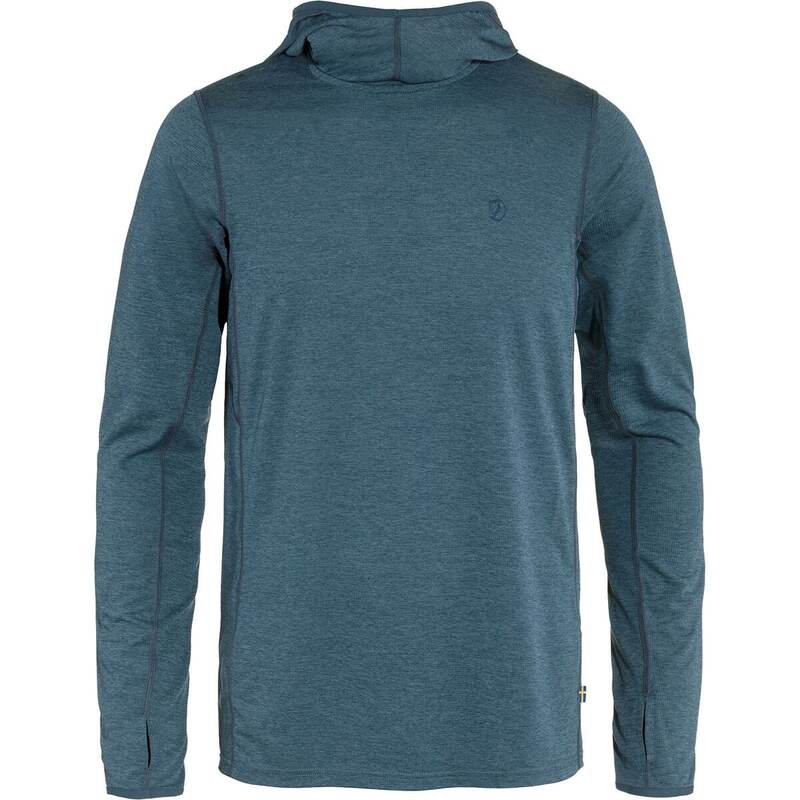 フェールラーベン メンズ トップス シャツ パーカー Fjallraven Abisko Sun Hoodie - Men's Indigo Blue インディゴ