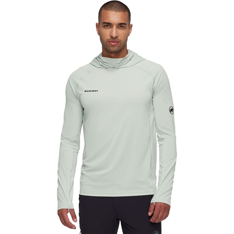 マムート メンズ トップス シャツ パーカー Mammut Selun FL Sun Hoodie - Men's Silver Sage セージ