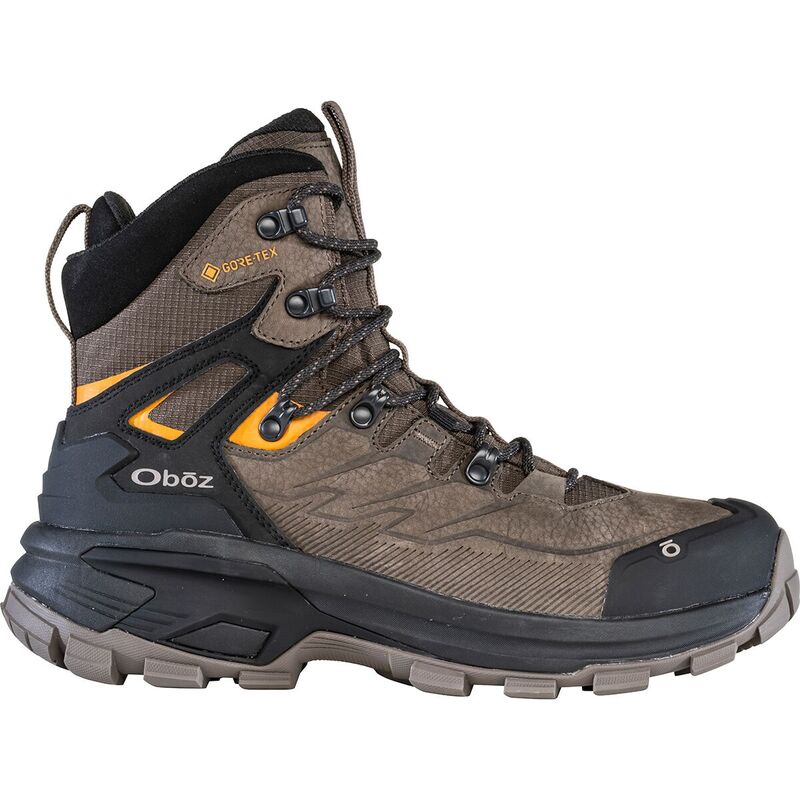オボズ メンズ シューズ ブーツ・レインブーツ Oboz Bridger Ridge Mid GTX Hiking Boot - Men\u0027s Classic Brown 赤銅色
