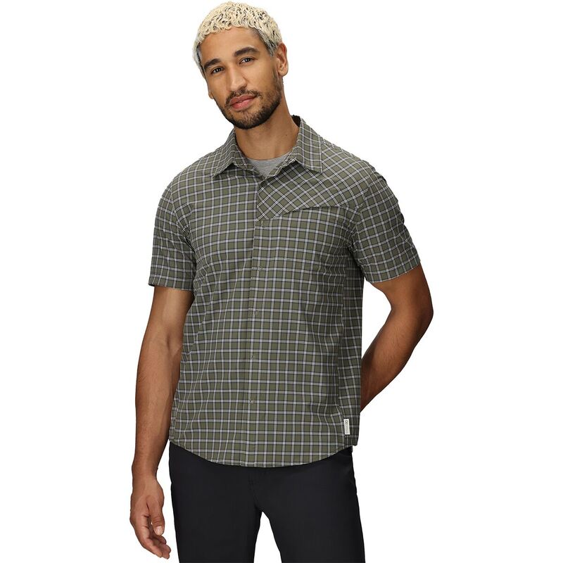 アウトドアリサーチ メンズ トップス シャツ 半袖 Outdoor Research Astroman Short-Sleeve Sun Shirt - Men's Ranger Green Plaid グリーン 14,896円