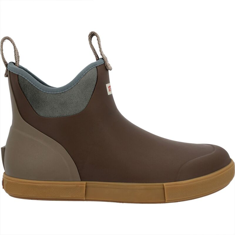エクストラタフ メンズ シューズ ブーツ・レインブーツ ヴィンテージ アンクル ブーツ Xtratuf Ankle Deck Vintage 6in Boot - Men's Vintage Brown ブラウン|ReVida 店