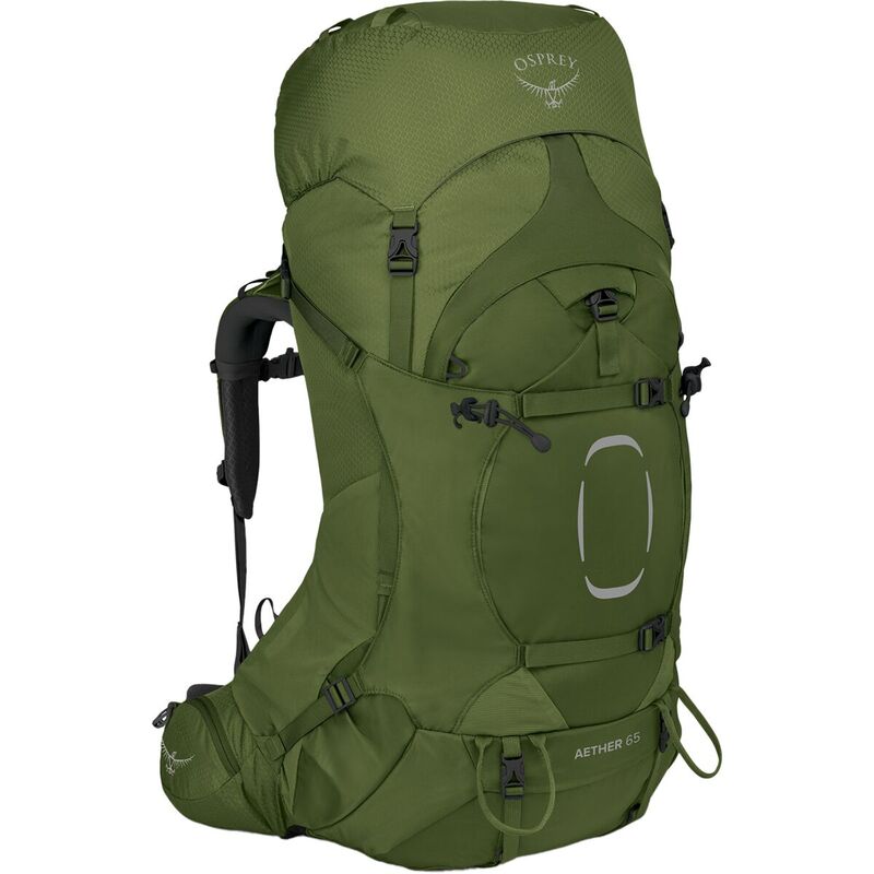 オスプレーパック メンズ バッグ バックパック・リュックサック Osprey Packs Aether 55L Backpack Garlic Mustard Green マスタード
