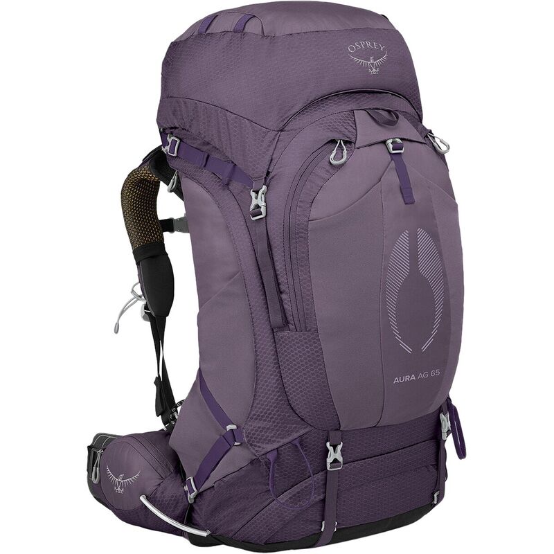 オスプレーパック レディース 御徒面子 うしろ側風呂敷き包み・背嚢 Osprey Packs Aura AG 65L Backpack - Women\u0027s Enchantment Purple パープル
