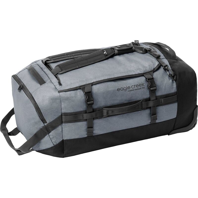 鷲細流 メンズ 御徒面子 ボストンバッグ 踵 Eagle Creek Cargo Hauler 110L Wheeled Duffel Bag Midnight Black 黒いこと