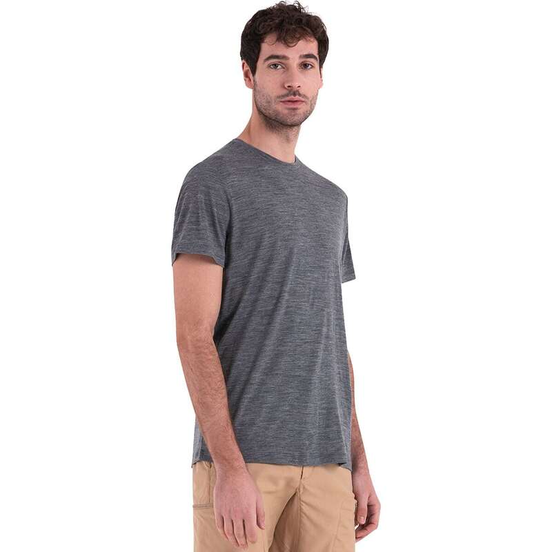アイスブレーカー メンズ トップス シャツ Tシャツ Icebreaker Merino 150 Tech Lite T-Shirt - Men's Gritstone Heather ヘザー