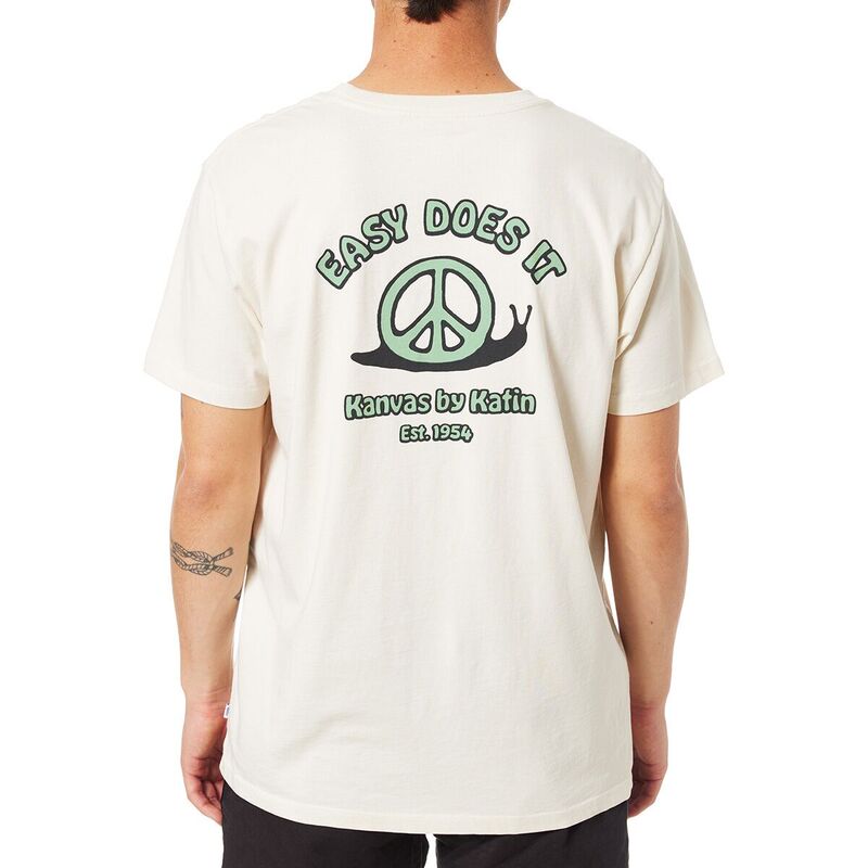 ケイティン メンズ トップス Tシャツ Katin Snail T-Shirt - Men's Vintage White ホワイト