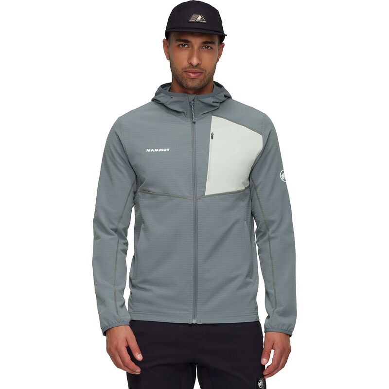 マムート メンズ アウター ジャケット・ブルゾン フーデッドジャケット ジャケット Mammut Madris Light ML Hooded Jacket - Men's Strata/Silver Sage セージ