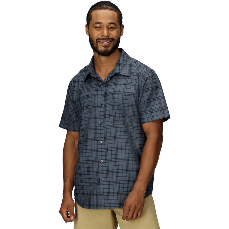 マーモット メンズ トップス シャツ 半袖 Marmot AirExchange Novelty Short-Sleeve Shirt - Men's Thunderhead