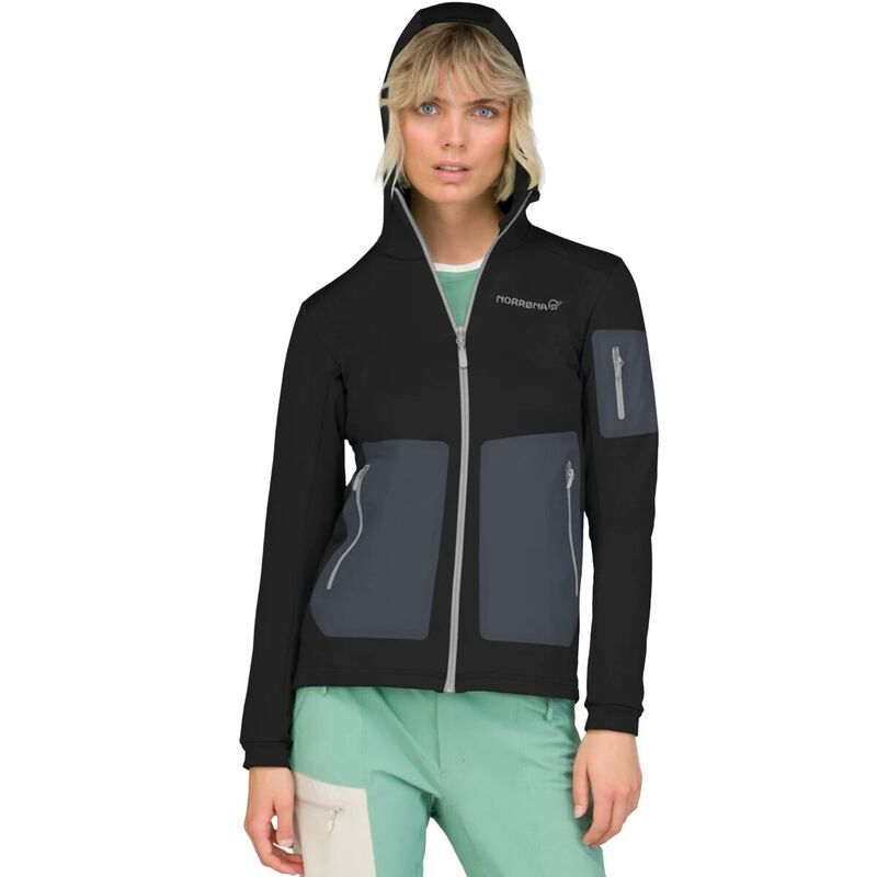 ノローナ レディース アウター 上衣・上衣 フーデッドジャケット 上衣 Norrona Falketind Warm2 Stretch Hooded Jacket - Women\u0027s Caviar