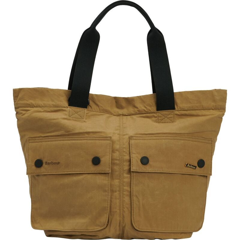 バブアー メンズ 御徒面子 トートバッグ Barbour Transport Carry All Tote Bag Golden Khaki カーキ