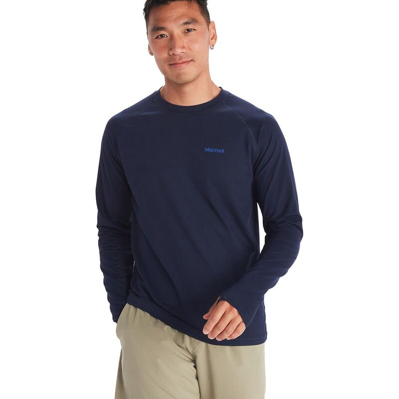 マーモット メンズ トップス シャツ 長袖 Marmot Windridge Long-Sleeve Shirt - Men's Arctic Navy ネイビー｜ReVida 店