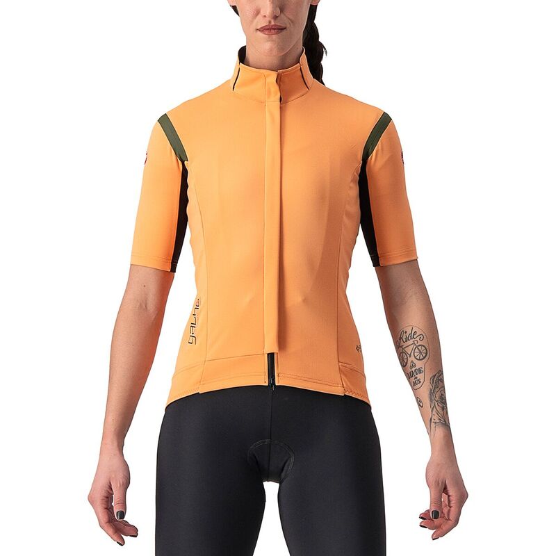 カステリ レディース トップス シャツ ジャージー Castelli Gabba RoS Jersey - Women's Melon/Military Green グリーン