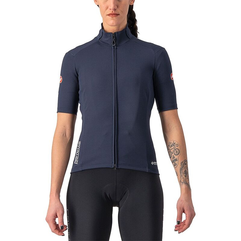 カステリ レディース トップス シャツ 半袖 ジャージー Castelli Perfetto RoS 2 Wind Short-Sleeve Jersey - Women's Savile Blue ブルー