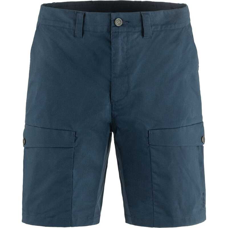 フェールラーベン メンズ ボトムス カジュアルパンツ Fjallraven Abisko Hybrid Trail Short - Men's Navy ネイビー