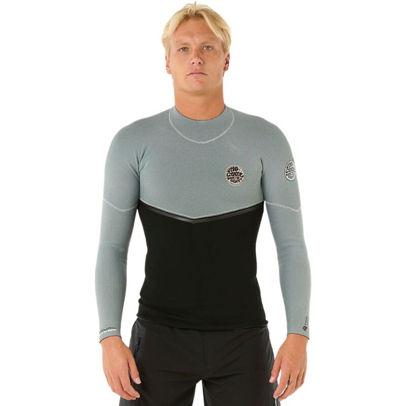 リップカール メンズ 水着 上下セット ジャケット Rip Curl E Bomb 1.5mm GB Jacket - Men's Iced Grey グレー