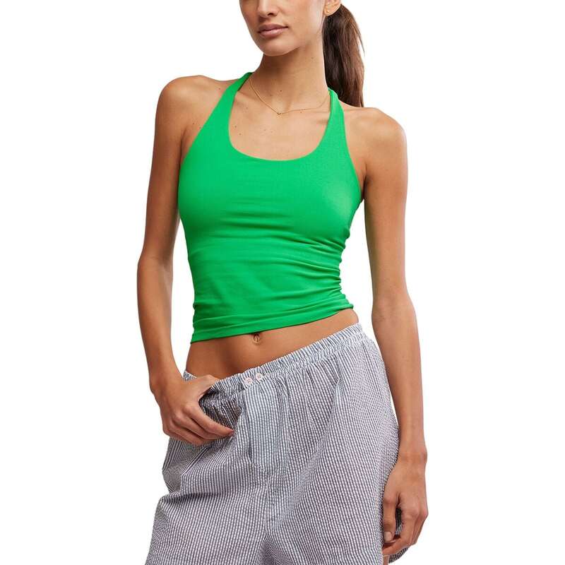 フリーピープル レディース トップス タンクトップ Free People Clean Lines Racerback Tank Top - Women's Jungle Glow｜ReVida 店