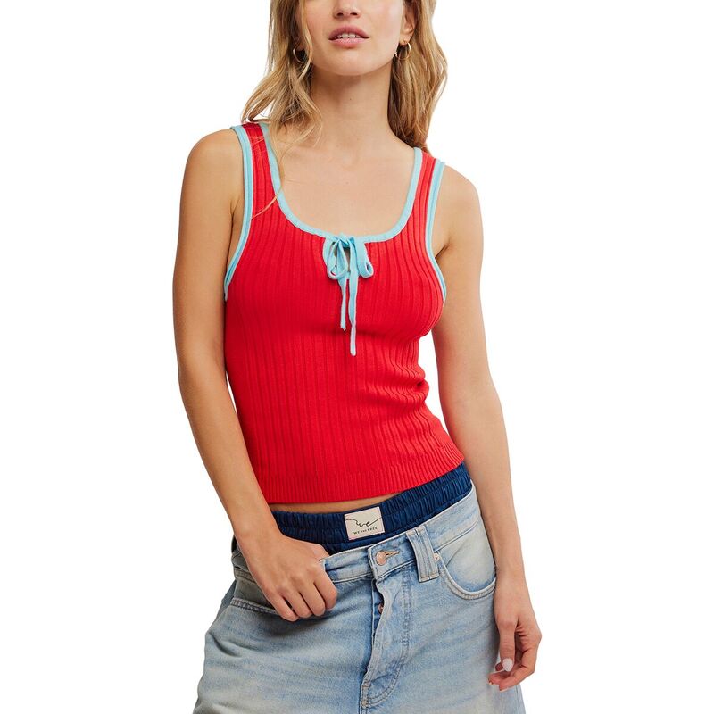 フリーピープル レディース トップス タンクトップ セーター Free People All Star Sweater Tank - Women's Atlas Red Combo レッド 13,075円