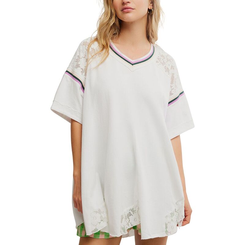 フリーピープル レディース トップス Tシャツ Free People Knockout Top - Women's Ivory Combo アイボリー