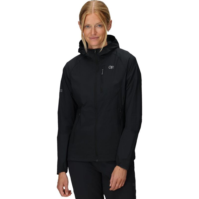 アウトドアリサーチ レディース アウター ジャケット・ブルゾン フーデッドジャケット ジャケット Outdoor Research Shadow Wind Hooded Jacket - Women's Black ブラック