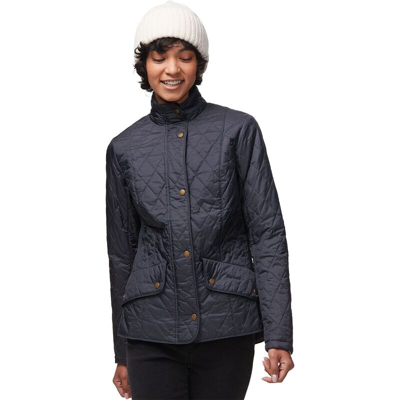 バブアー レディース アウター ジャケット・ブルゾン ジャケット Barbour Flyweight Cavalry Quilt Jacket - Women's Navy/Navy ネイビー