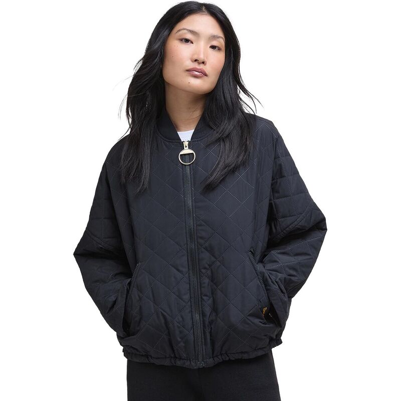 バブアー レディース アウター ジャケット・ブルゾン ジャケット Barbour Emlyn Quilt Jacket - Women's Black/Ancient ブラック｜ReVida 店 52,080円