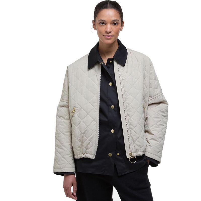 バブアー レディース アウター ジャケット・ブルゾン ジャケット Barbour Emlyn Quilt Jacket - Women's Light Sand/Ancient サンド｜ReVida 店