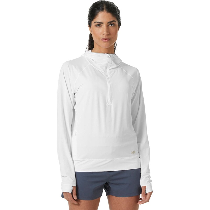 ヘリーハンセン レディース トップス Tシャツ パーカー Helly Hansen Shine Solen 1/2-Zip Hoodie - Women's White ホワイト