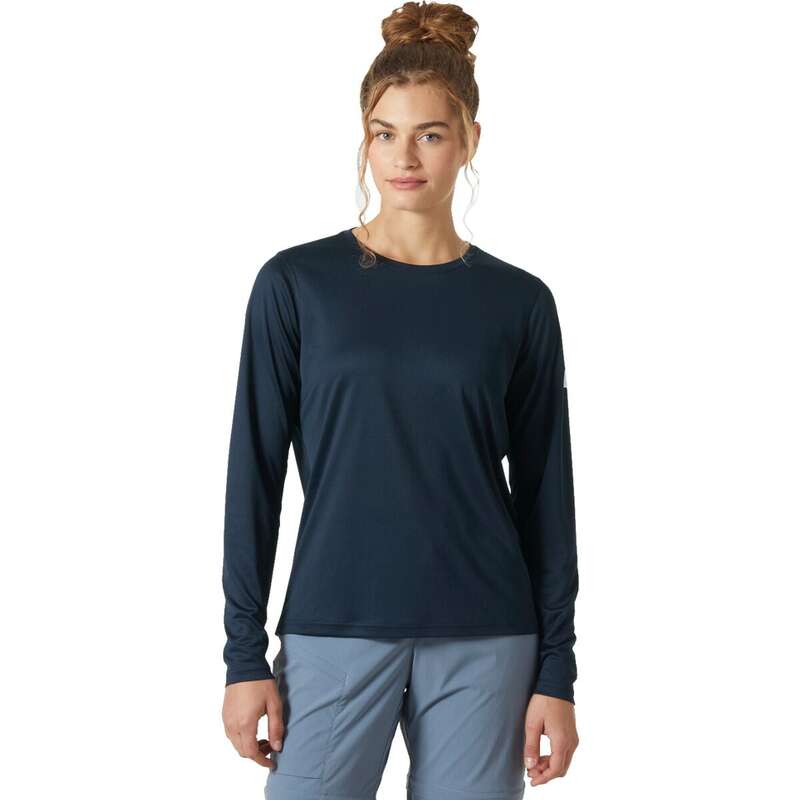 ヘリーハンセン レディース トップス Tシャツ Helly Hansen Tech 2.0 Crew Shirt - Women's Navy ネイビー