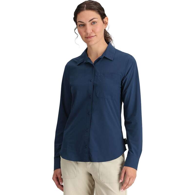 アウトドアリサーチ レディース トップス Tシャツ 長袖 Outdoor Research Astroman Long-Sleeve Sun Shirt - Women's Cenote