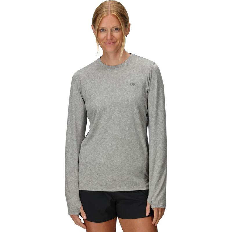 アウトドアリサーチ レディース トップス Tシャツ 長袖 Outdoor Research ActiveIce Spectrum Sun Long-Sleeve T-Shirt - Women's Grey Heather グレー