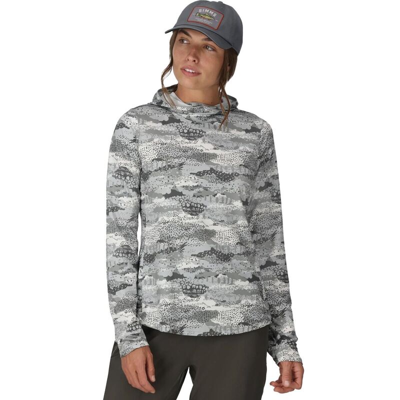 シムズ レディース トップス Tシャツ パーカー Simms Bugstopper Solarflex Hoodie - Women's Shroud Sterling