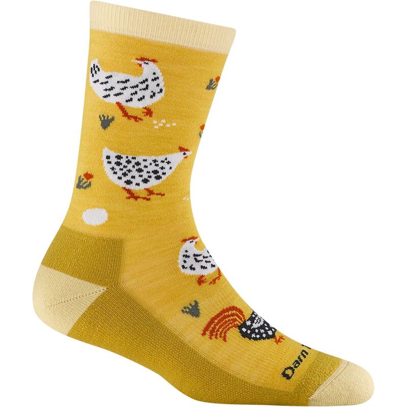 ダーンタフ レディース アンダーお召しもの ソックス Darn Tough Mother Clucker Crew Lightweight Sock + Cushion - Women\u0027s Sunny