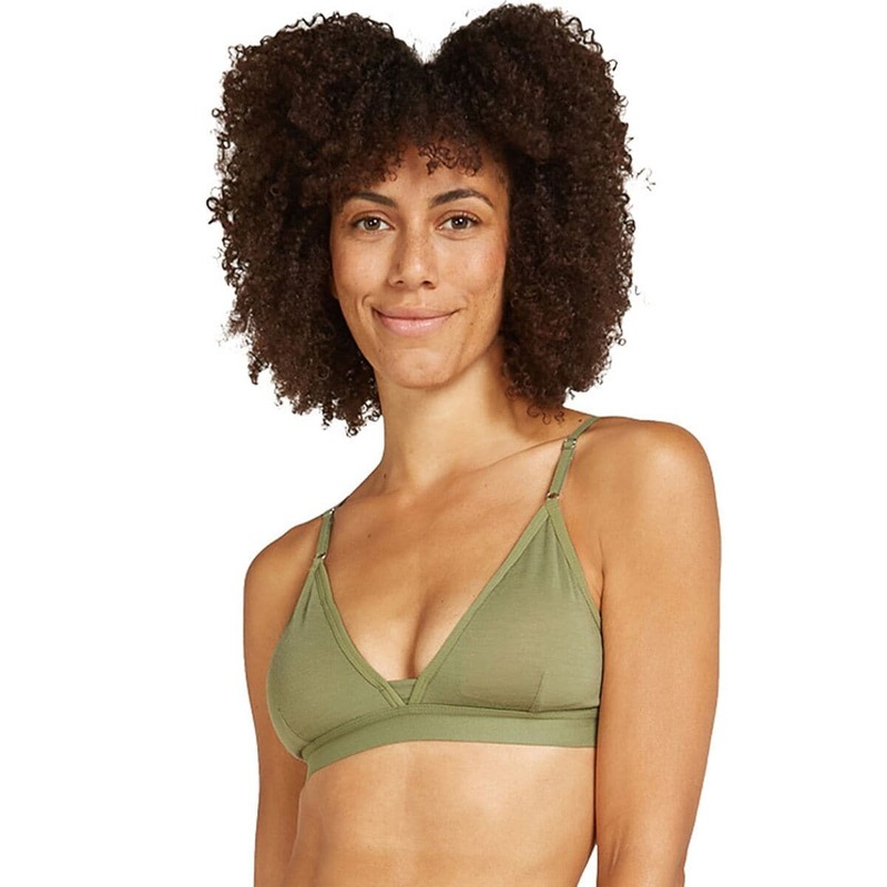 アイスブレーカー レディース アンダーウェア ブラジャー Icebreaker Siren Bra - Women's Lichen