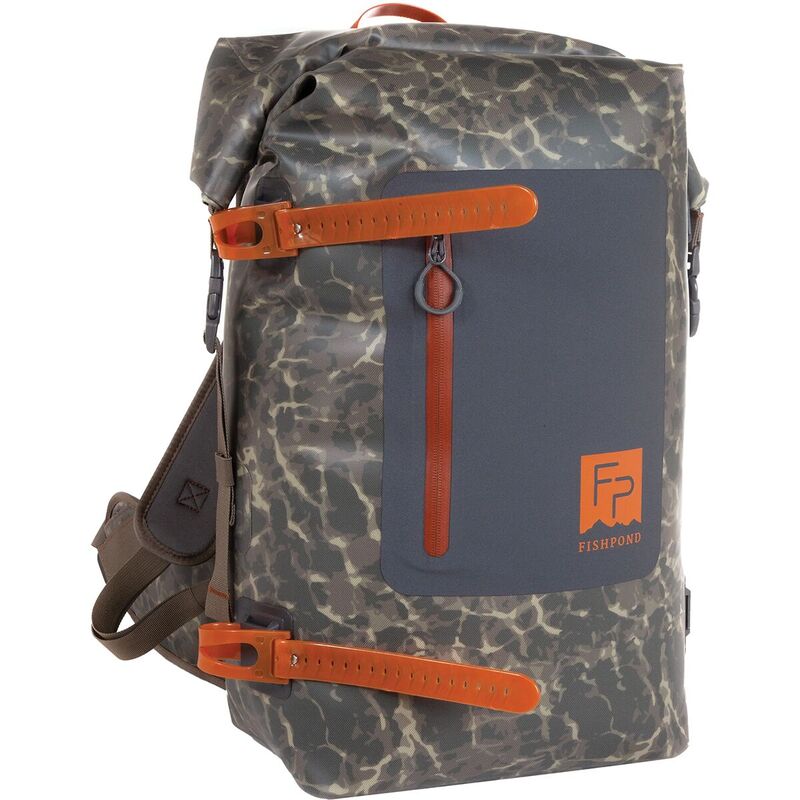 フィッシュポンド メンズ 御徒面子 うしろ側容器に並べる・背嚢 Fishpond Wind River 38L Roll-Top Backpack Eco Shadowcast Camo バッグ-バッグ・小物・ブランド雑貨