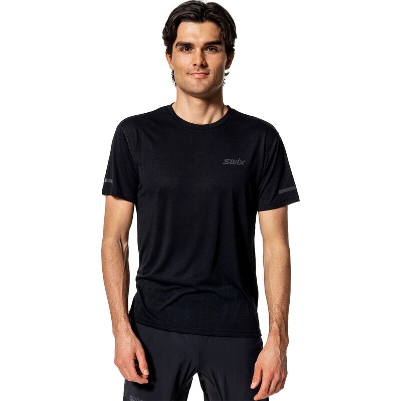スウィックス メンズ トップス シャツ 半袖 Swix Pace Short-Sleeve Shirt - Men's Black ブラック