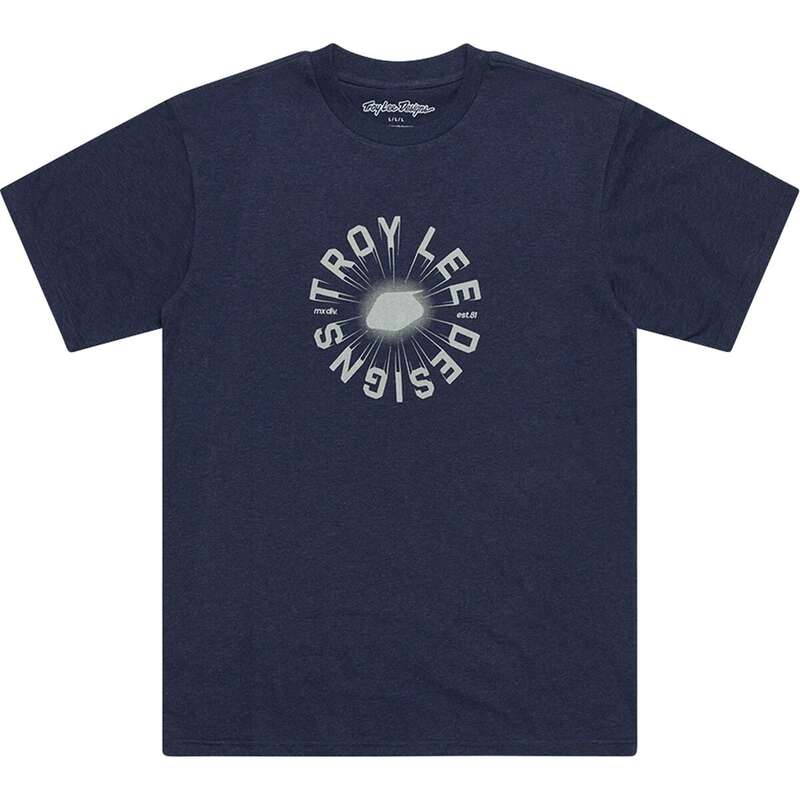トロイリーデザイン メンズ トップス Tシャツ 半袖 Troy Lee Designs Short-Sleeve T-Shirt - Men's Rotation Navy Heather ヘザー