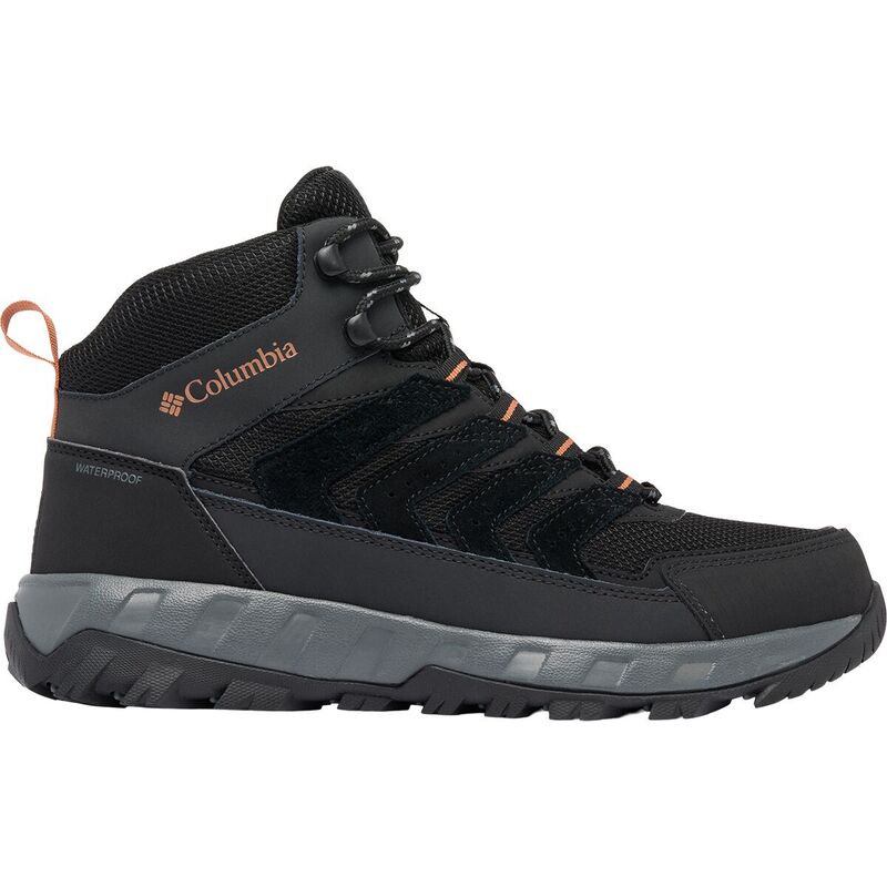 コロンビア メンズ シューズ スニーカー ブーツ Columbia Strata Trail WP Hiking Boot - Men's Black/Owl ブラック|ReVida 店