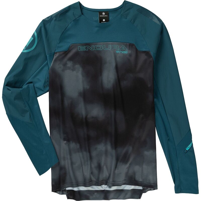 エンデュラ メンズ トップス Tシャツ ジャージー 長袖 Endura MT500 Burner Long-Sleeve Jersey - Men's Barra Blue ブルー