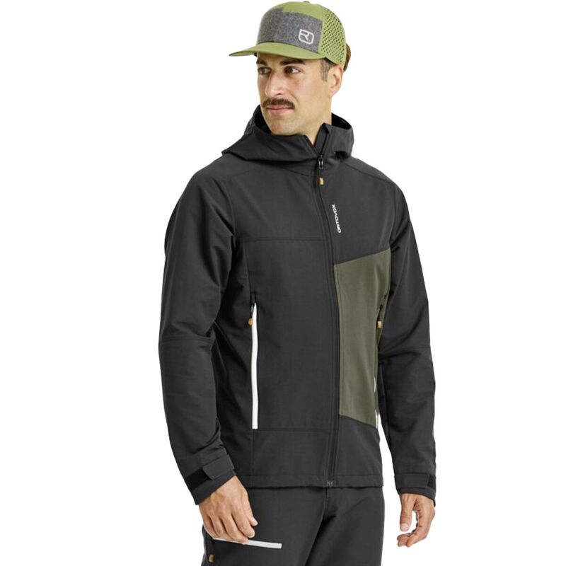 オルトボックス メンズ アウター ジャケット・ブルゾン ジャケット Ortovox Seceda Softshell Jacket - Men's Black Raven ブラック