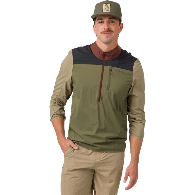 フライロー メンズ アウター 上衣・上衣 Flylow Davis Anorak - Men\u0027s Black/Jasper 黒いこと